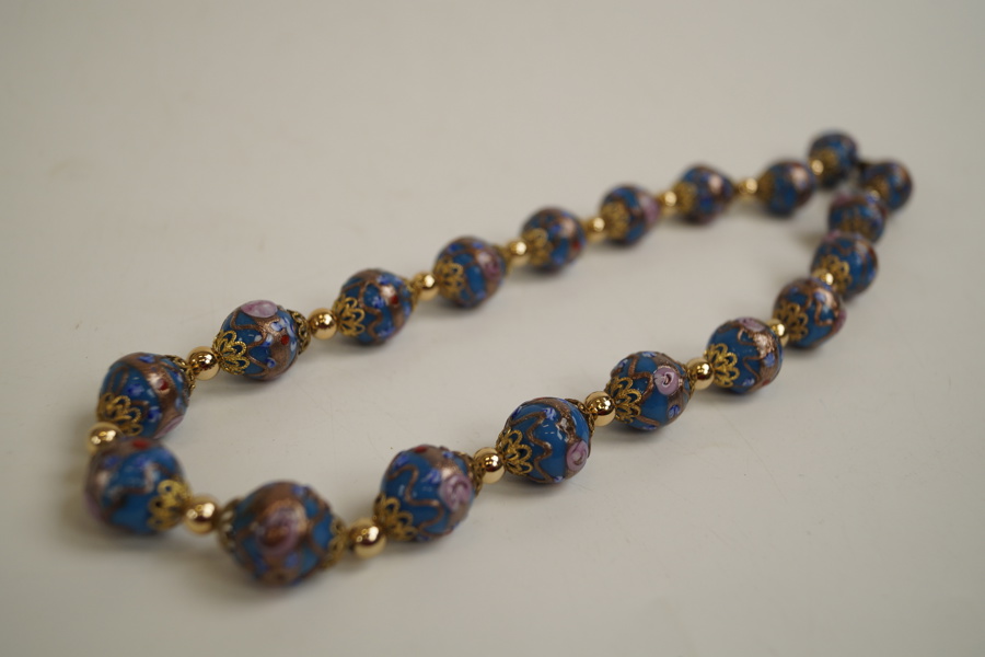 Vintage venetiansk Murano halsband. A169?