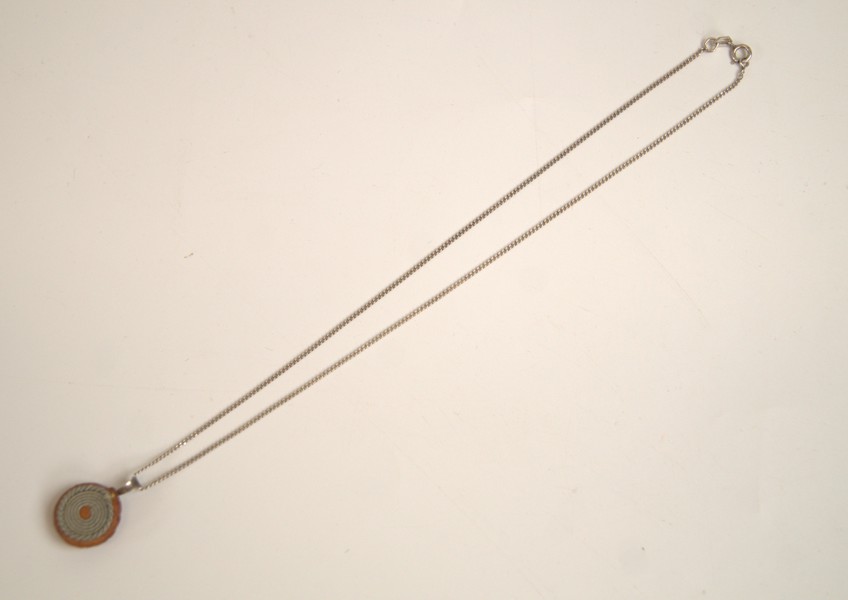 Silverhalsband med hänge 4,7gr. A190