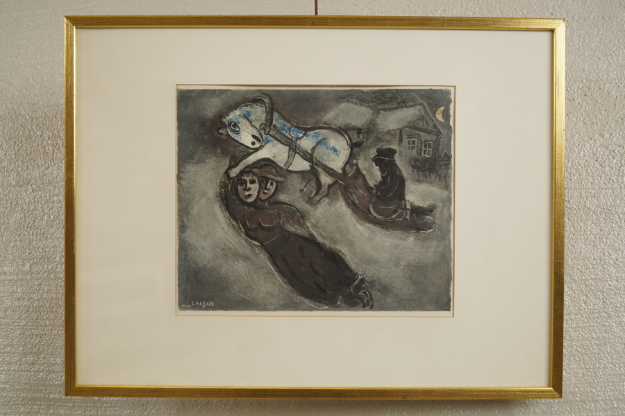 Marc Chagall slädfärd Tryck. M13 (5)