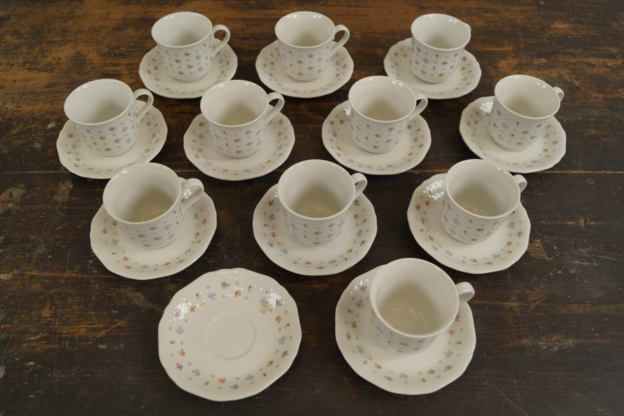 11st Kaffekoppar 12st fat Hebei Porcelain. G220