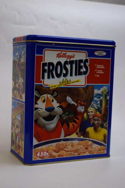 Kelloggs Frosties plåtburk. A247