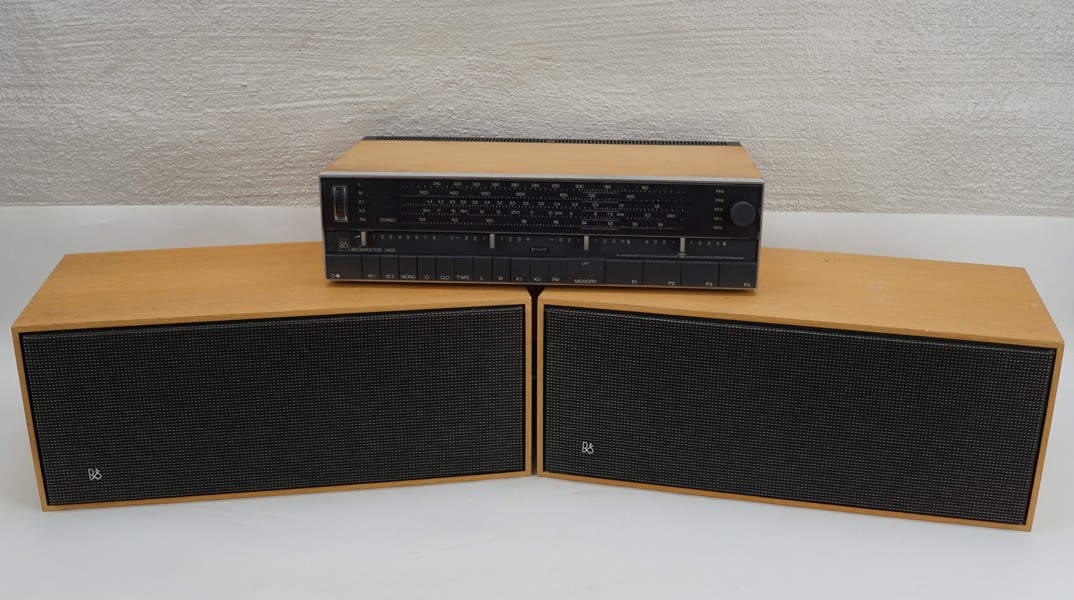 Bang & Olufsen Beomaster 1400 med 2st Beovox 1000. B91