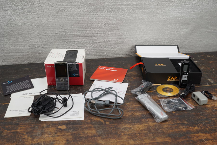 Sony Ericsson K610 Zap DVR-X1 m.m. A324