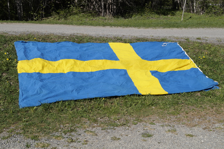 Svenska flaga 380x230cm. A218