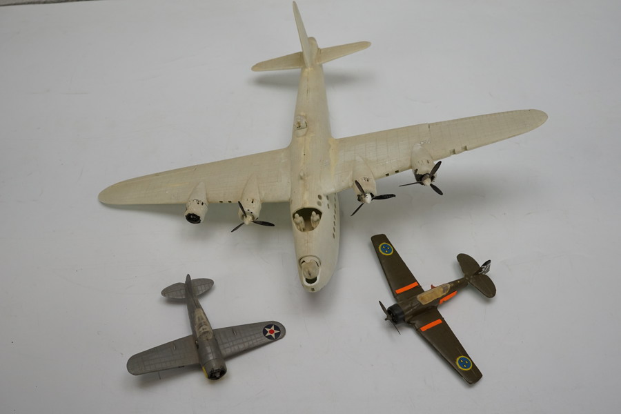 Sunderland III SK16 F2A Buffalo modell/leksaksflygplan. A209/