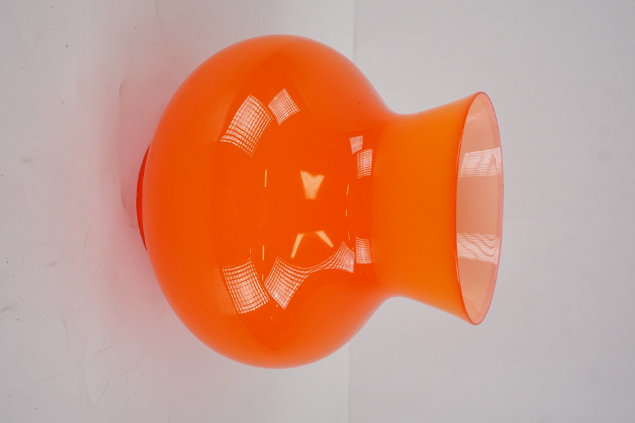 Lampskärm/kupa glas orange. G51