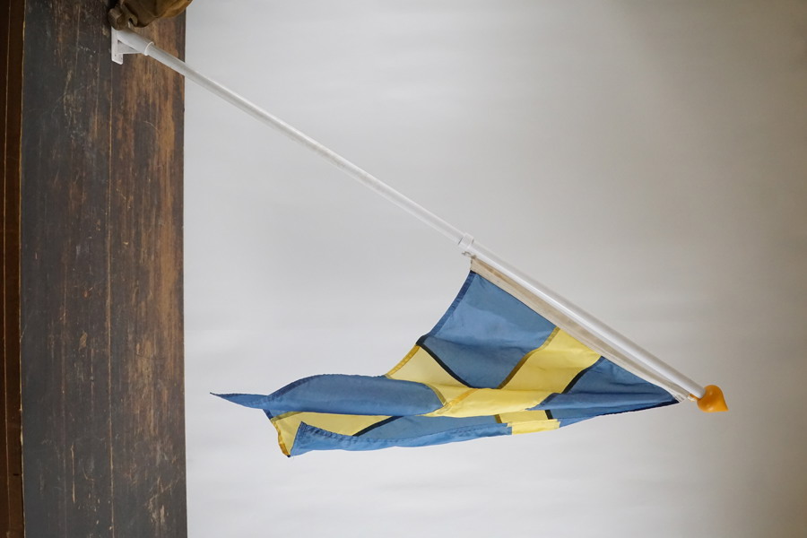 Svensk fasadflagga. D32