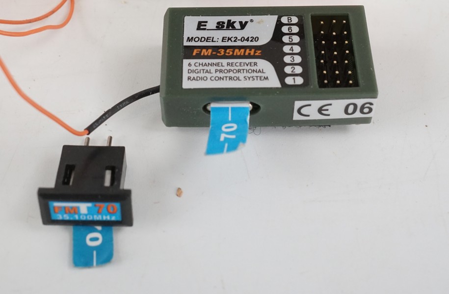 E-Sky EK2-0420 mottagare med kristall. A115/