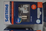 4st Förpackningar Philips LED Red Intense 12V P21W. D105
