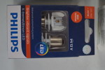 4st Förpackningar Philips LED Red Intense 12V P21W. D105