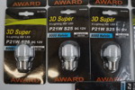 16st Award 12V C5W och 12V P21W lampor. D110
