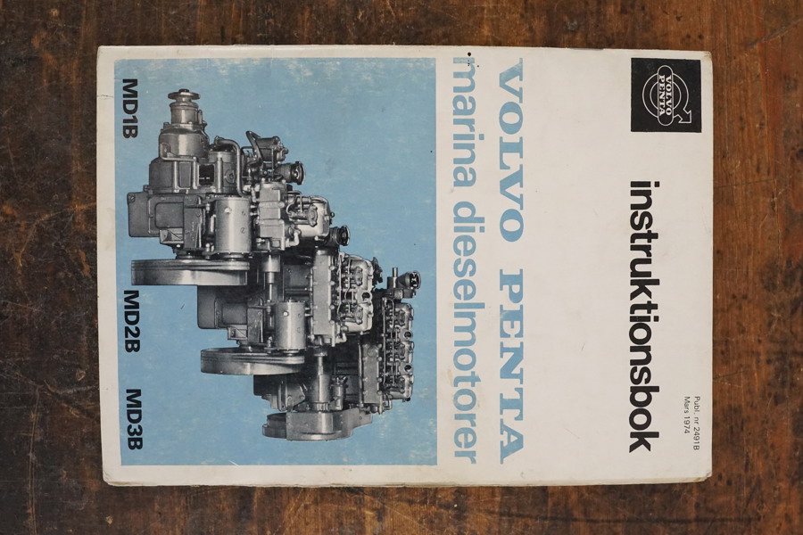 Volvo Penta marina dieselmotorer instruktionsbok. A156