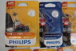 8st Philips 12V H11 W5W W3W T4W lampor. D112