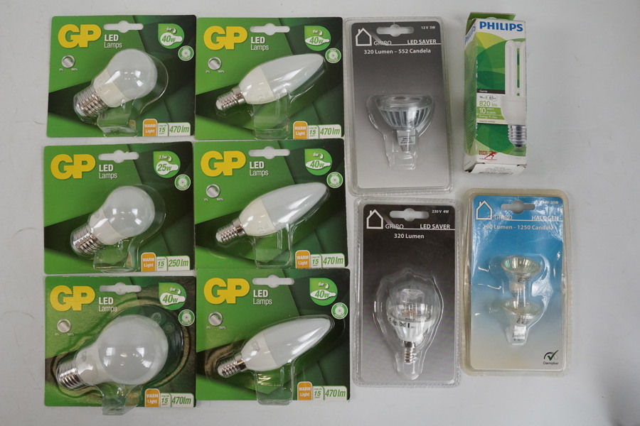 10st GP LED Gripo Philips lampor. D115