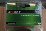 6st Effekt skarvuttag med jord. D126