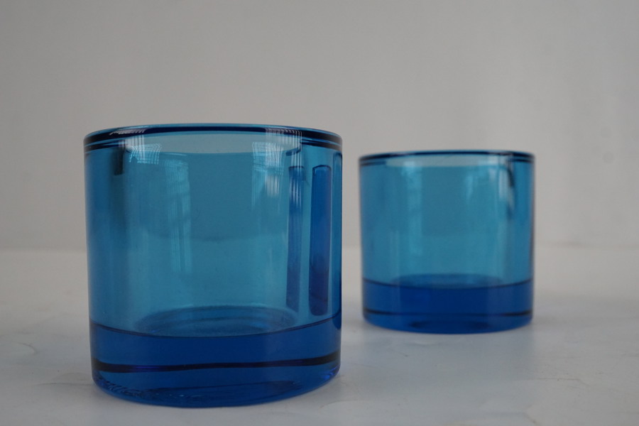 2st Iittala ljuslyktor blå. G15