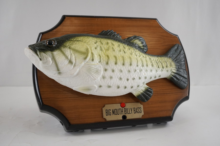 Big Mouth Billy Bass sjungande fisk. A90