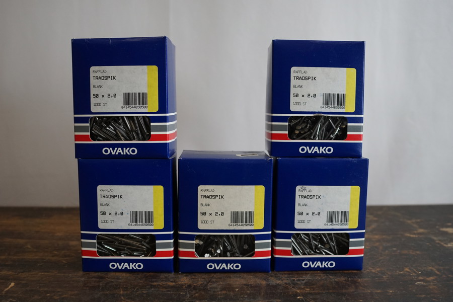 5pkt Ovako spik 50x2mm ca:5kg. D178