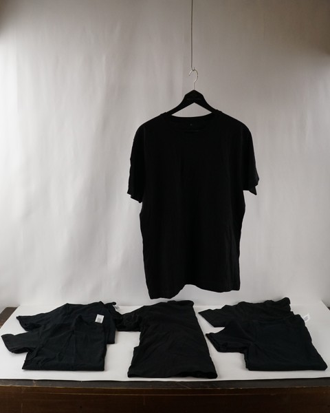 6st T-shirts svart. A160