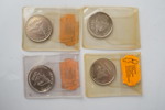 4st 150kr Silver lokalmynt Strömsund Jätten Jorm 40gram. A285