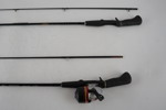 2st Fiskespön Elbe Shimano 1st fiskerulle ABU Garcia 260. A300