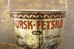 Hink/burk Norsk Fetsild AS Brødrene Hellen Trondheim. D36