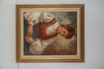 Pierre Bonnevier signerad olja på duk (porträtt) 66x77cm. M22