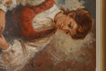 Pierre Bonnevier signerad olja på duk (porträtt) 66x77cm. M22