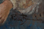 Pierre Bonnevier signerad olja på duk (porträtt) 66x77cm. M22