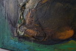 Jan Naliwajko signerad målning på duk (abstrakt) 34x50cm. M40