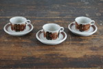 3st Ulla Procope Arabia Anemone koppar med fat. G169