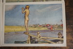 Carl Larsson samlingsmapp 12st reproduktioner. A276