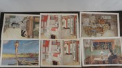 15st Carl Larsson reproduktioner. A277/