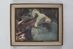 Anders Zorn tryck på duk I Eldhuset 49x60cm. M21/