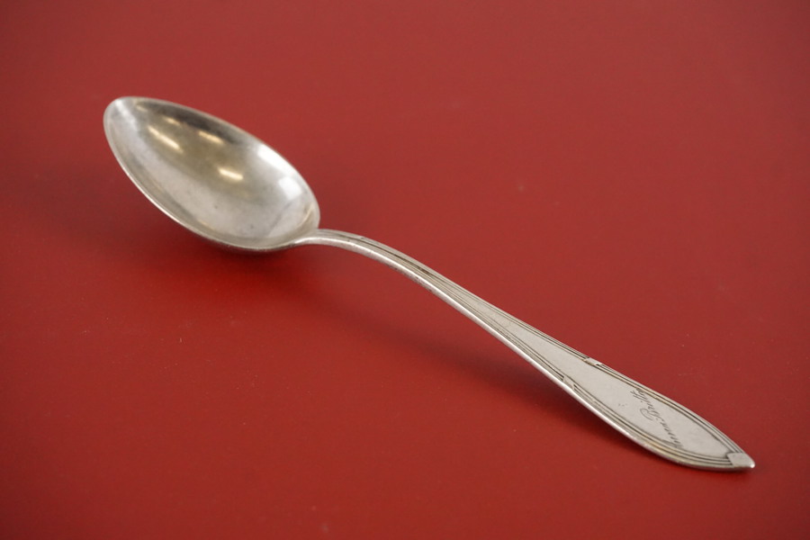 Kaffesked silver. A7