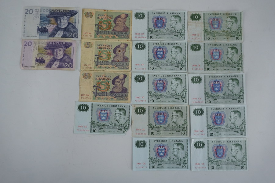 16st Sedlar 20kr 10kr 5kr. A31