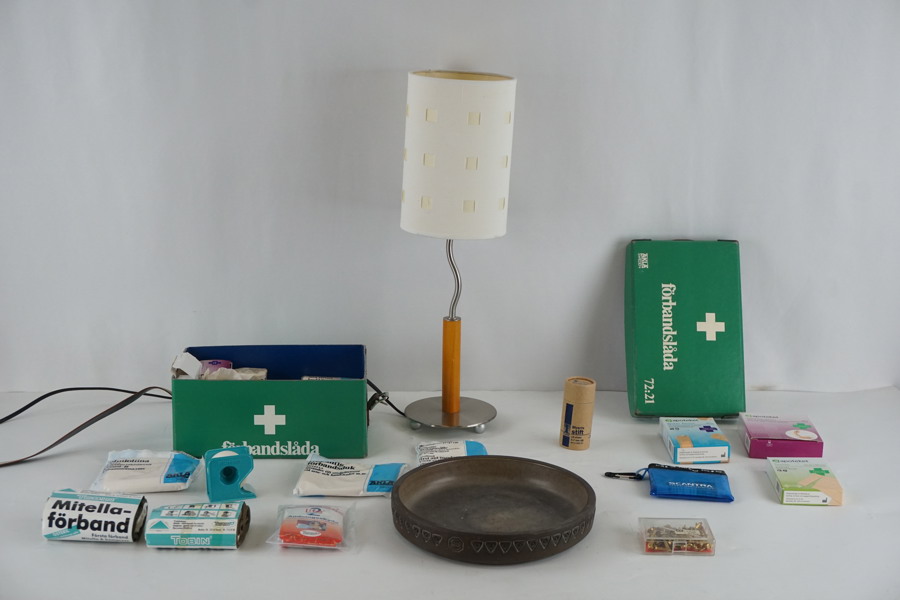 Förbandslåda bordslampa m.m. BC96