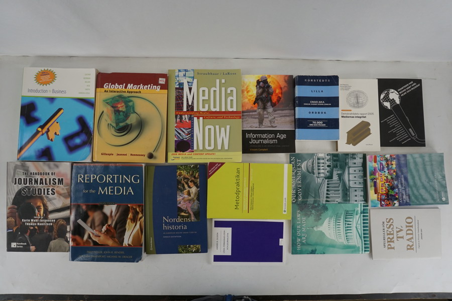 Böcker journalistik m.m. BC116