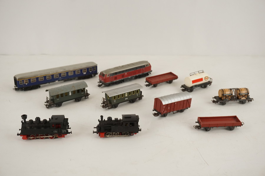 Märklin lok och vagnar. A156