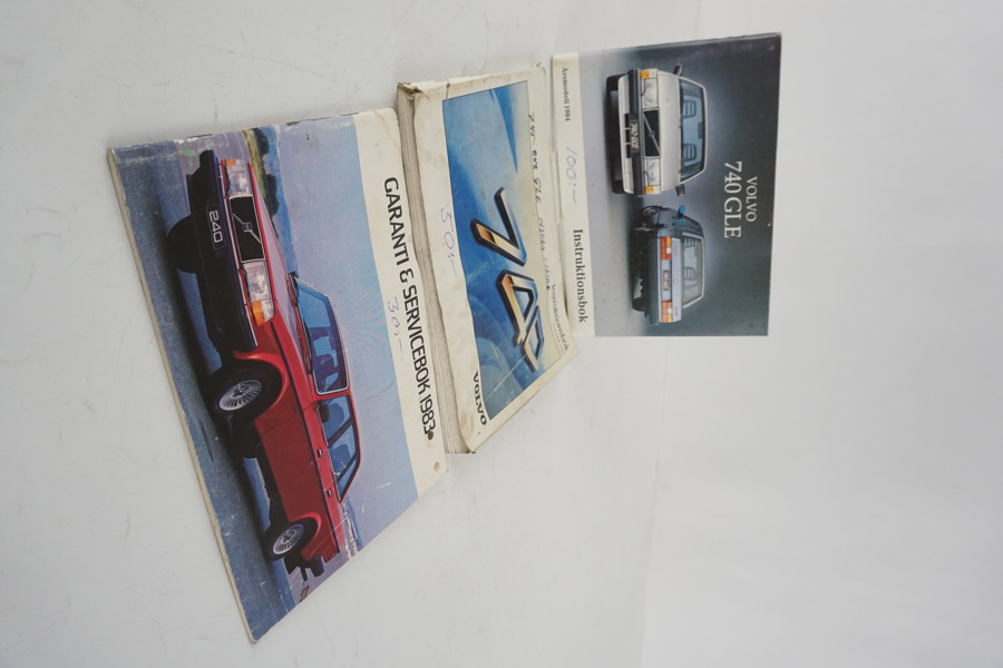 Volvo 740 Instruktionsböcker m.m. A47/