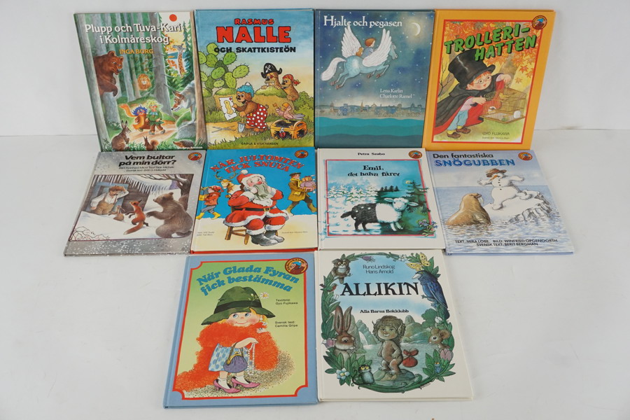 10st Böcker Emil det halva fåret m.m. A98