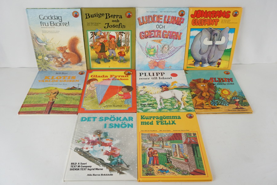 10st Böcker Klotis Värds-Grisen m.m. A99