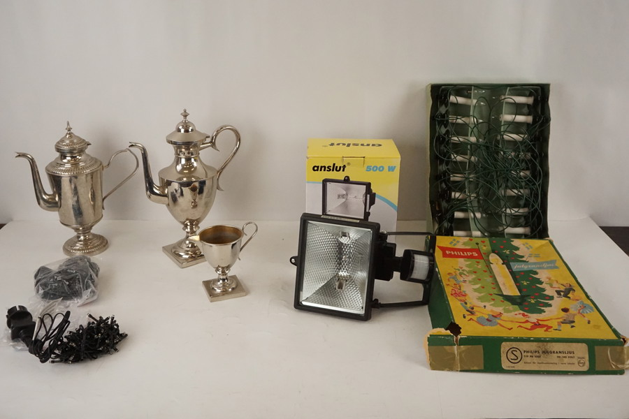 Tekaraffer/ cafékaraffer och halogenlampa 500W mm. Bc420