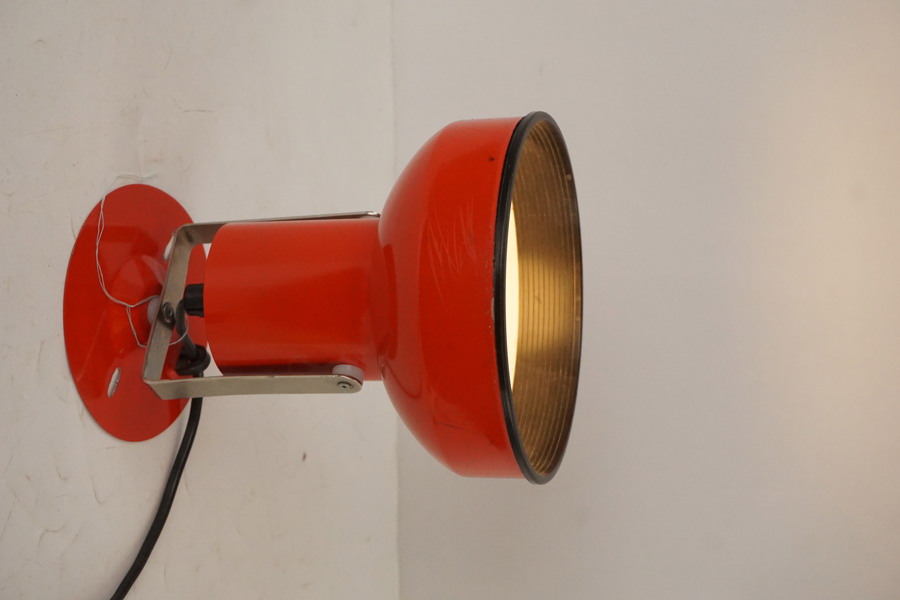 Retro väglampa (orange) A219