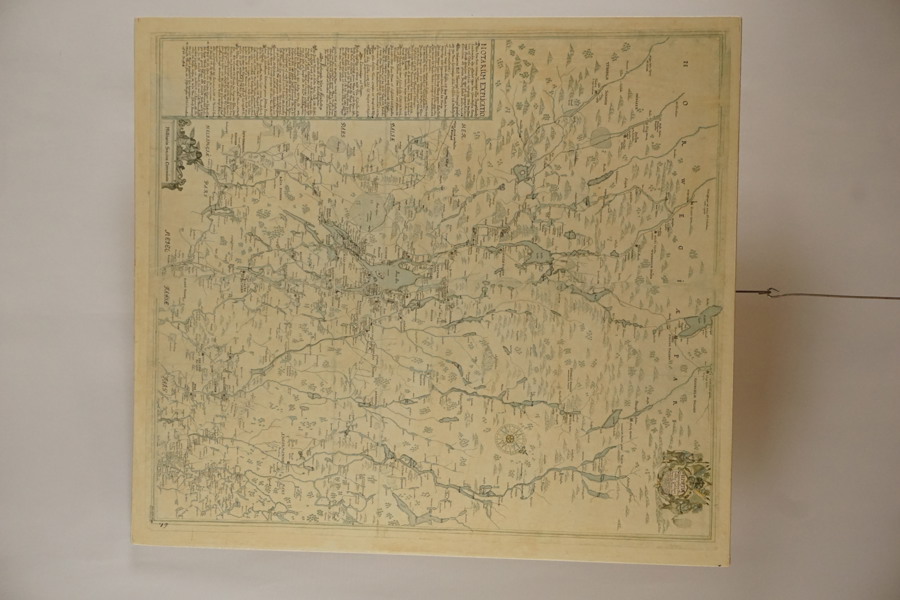 Karta över Jämtland 1683. M8