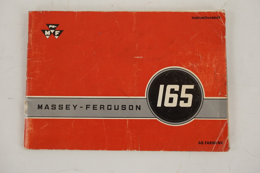 Massey Ferguson 165 instruktionsbok. A112