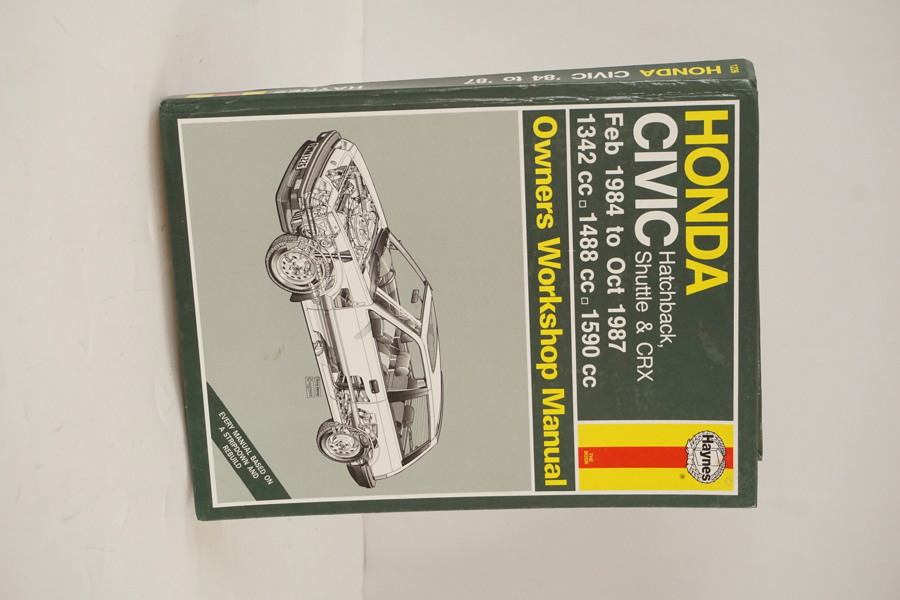 Haynes verkstadshandbok Honda Civic 1984-1987. A113