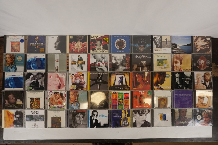 50st Musik-CD MJB, Barry White, Marc Anthony, Abba mm. A196