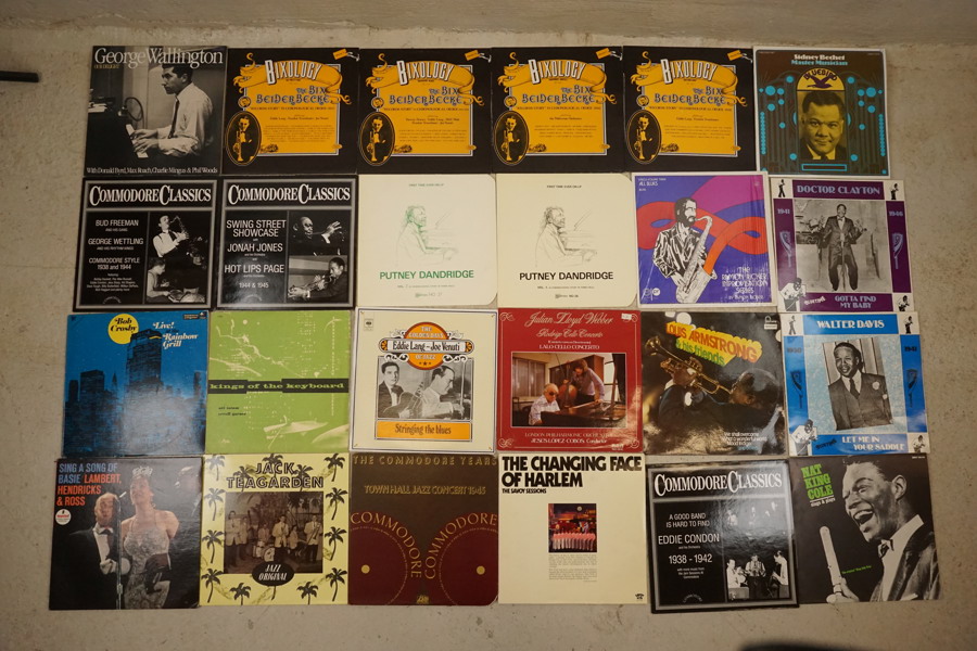 24st LP/Skivor Bixology, Louis Armstrong mm. Bc323