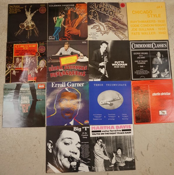 14st LP/Skivor Albert Ammons, Erroll Garner mm. Bc330
